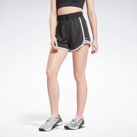 Reebok Workout Ready High-Rise Shorts Čierne | BDQUC9653