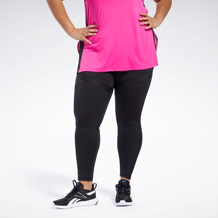 Reebok Workout Ready Mesh Leggings Čierne | XIQDH8593