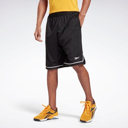 Reebok Workout Ready Mesh Shorts Čierne | TARWP0738