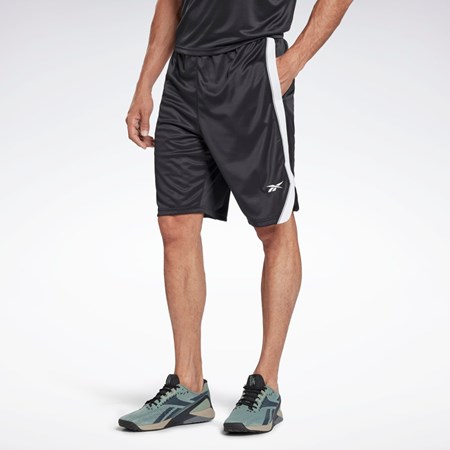 Reebok Workout Ready Mesh Shorts Čierne | ZMXVB5439