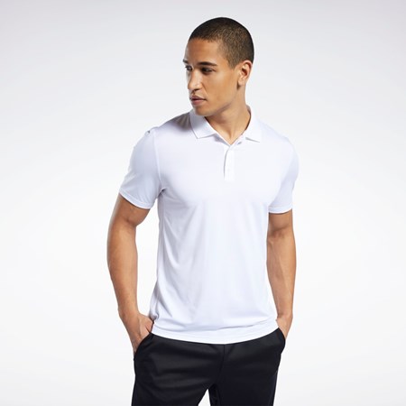 Reebok Workout Ready Polo Shirt Biele | DQGLK5081