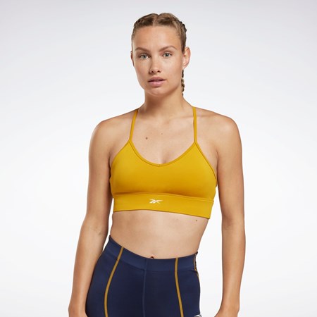 Reebok Workout Ready Sports Bra Bright Ochre | NGUCS2340