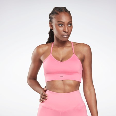 Reebok Workout Ready Sports Bra Ruzove | NKBEM2190