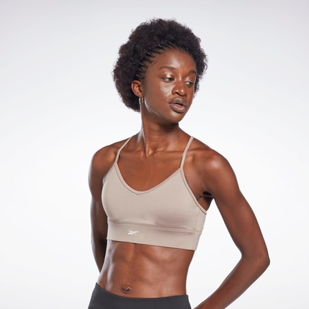 Reebok Workout Ready Sports Bra Siva | KTUNS4607