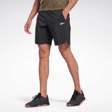 Reebok Workout Ready Strength Shorts Čierne | HJRPL5834