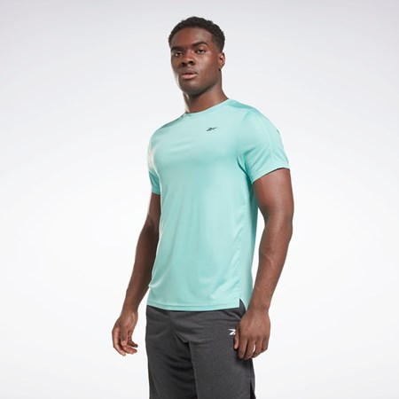 Reebok Workout Ready Tech T-Shirt Semi Classic Teal | DEGHK9742