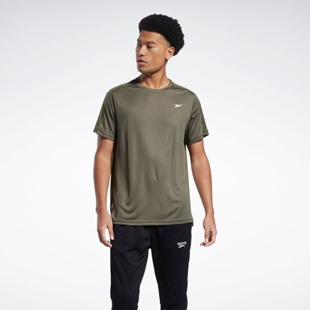 Reebok Workout Ready Tech T-Shirt Zelene | JGBOS5938